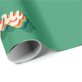 メリークリスマスホリデーメッセージ ラッピングペーパー (ロールコーナー)