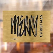 メリークリスマスホリデーモダンタイポグラフィ ウィンドウサイン (シート2)