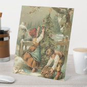 メリークリスマスホリデーヴィンテージ 台座サイン (インサイチュ)