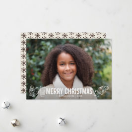 メリークリスマスホリデー必需品フォトカード シーズンカード