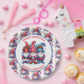 メリークリスマスホリデー格言 ペーパープレート (パーティー)