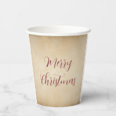 メリークリスマスホリデー紙カップ 紙コップ (裏面)