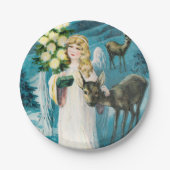 メリークリスマスホリデー紙プレート ペーパープレート (正面)