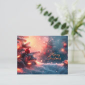 メリークリスマスホリデー葉書 シーズンポストカード (スタンド正面)