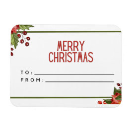 メリークリスマスホリデー葉書 マグネット