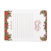 メリークリスマスホリデー葉書 マグネット (横)