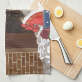 メリークリスマスホリデー遠くにズfromホームコレクション キッチンタオル (四つ折り)