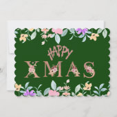 メリークリスマスホリデー シーズンカード (裏面)