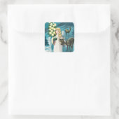 メリークリスマスホリデー スクエアシール (バッグ)