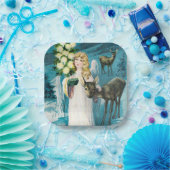 メリークリスマスホリデー ペーパープレート (パーティー)