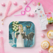 メリークリスマスホリデー ペーパープレート (パーティー)