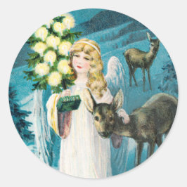 メリークリスマスホリデー ラウンドシール