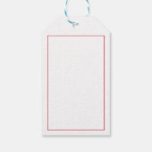 メリークリスマスホリーカスタムスリグ – 写真 – ギフトタグ (裏面)