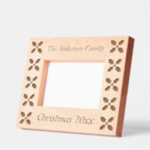 メリークリスマスホリーカスタム レーザー彫刻フレーム (左)