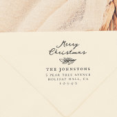 メリークリスマスホリースリップファミリー差出人住所 セルフインキングスタンプ