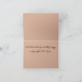 メリークリスマスホリーズカード サンキューカード (内部)