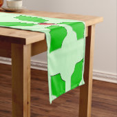 メリークリスマスホリーテーブルランナー ショートテーブルランナー (インサイチュ)