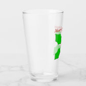 メリークリスマスホリーパーソナライズされた タンブラーグラス (右)