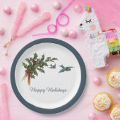 メリークリスマスホリープレート ペーパープレート (パーティー)