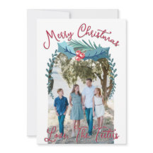 メリークリスマスホリーベリカスタムーフォトアーチ