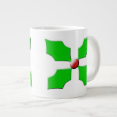 メリークリスマスホリーマグ ジャンボコーヒーマグカップ (正面右)