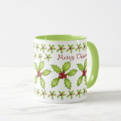 メリークリスマスホリーマグ マグカップ (正面右)
