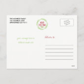 メリークリスマスホリームラットホリデーフォトポストカード シーズンポストカード (裏面)