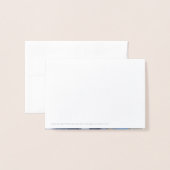 メリークリスマスホリーリースヴィンテージタイポグラフィ 箔カード (裏面封筒付き)