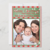 メリークリスマスホリー一家 シーズンカード (正面)