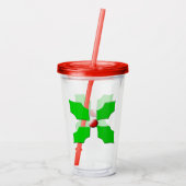 メリークリスマスホリー アクリルタンブラー (裏面)