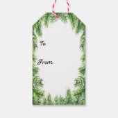 メリークリスマスホリー |クリスマスパーソナライズされた。 ギフトタグ (裏面)