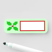 メリークリスマスホリー 名札 (インサイチュ)