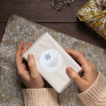 メリークリスマスホワイトネイビーグレイRSVPスノーフレーク