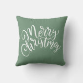 メリークリスマスホワイトフェスティバル装飾用クッション クッション (裏面)