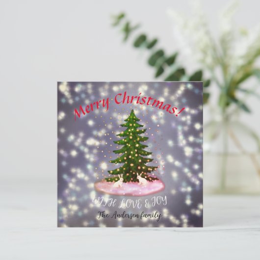 メリークリスマスホワイトブンニーズのトウヒ (スタンド正面)