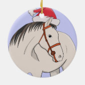 メリークリスマスホース セラミックオーナメント (裏面)