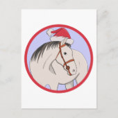 メリークリスマスホース ポストカード (正面)
