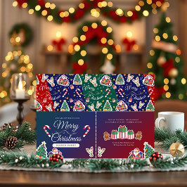 メリークリスマスホーホカスタム招待状 招待状