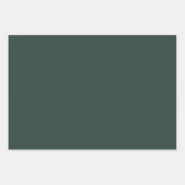 メリークリスマスホーホーおもしろいサンタハットクリスマス ラッピングペーパーシート (正面3)