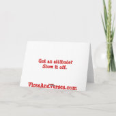 メリークリスマスホーホーホーおもしろいを シーズンカード (裏面)