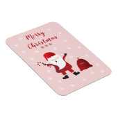 メリークリスマスホーホーホーホーサンタクロース赤 マグネット (右側)