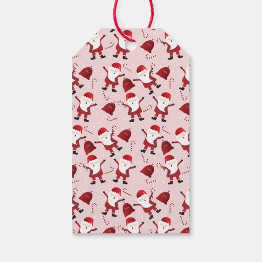 メリークリスマスホーホーホーホーサンタクロース ギフトタグ (裏面)