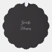 メリークリスマスホーホー オーナメントカード (裏面)