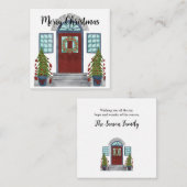 メリークリスマスホームエンクロージャカード エンクロージャーカード (正面/裏面)