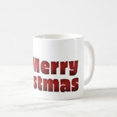 メリークリスマスホームデコール コーヒーマグカップ (正面右)