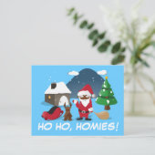 メリークリスマスホームボーイズ:ブラックサンタ&ブリンジン シーズンポストカード (スタンド正面)