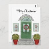 メリークリスマスホームポストカード ポストカード (正面/裏面)