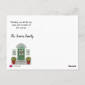 メリークリスマスホームポストカード ポストカード (裏面)