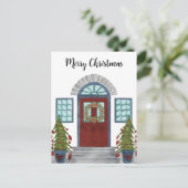 メリークリスマスホームポストカード ポストカード (スタンド正面)