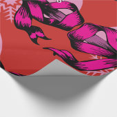 メリークリスマスボウラッピング紙 ラッピングペーパー